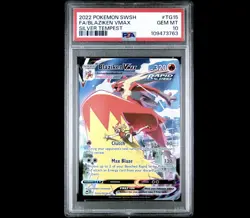 Blaziken VMAX PSA 10 English Pokemon Card TG15 Silver Tempest Alternate Art 2022 - Image 1