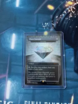 Chaos Emerald (7037) White Foil - Lotus Petal - Sonic Secret Lair - Magic MTG NM - Image 1