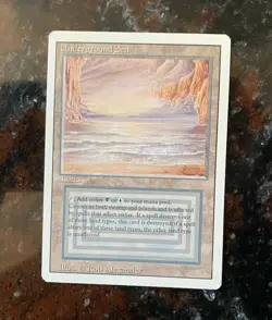 Magic MTG - Underground Sea - Revised (3rd) Edition - LP - Image 1