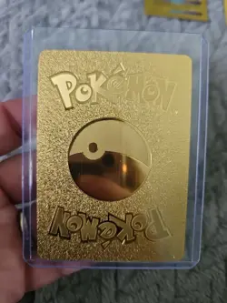 Alolan Persian GX Gold Foil Fan Art Vinyl Textured Collector Pokemon Card - Image 2