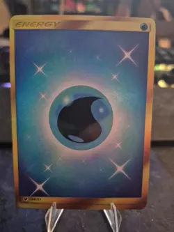 Pokemon Water Energy 124/111 Crimson Invasion Gold Secret Rare Holo - Image 1