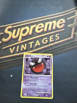 Pokemon Card Gastly Stormfront Common 62/100 LP - Image 1