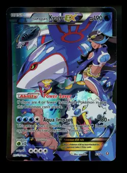 Team Aqua's Kyogre EX 6/34 Double Crisis 2015 Rare Holo PokÃ©mon Card TCG - Image 1