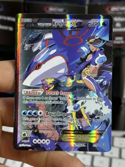 Team Aqua's Kyogre EX 6/34 Double Crisis 2015 Rare Holo PokÃ©mon Card TCG - Image 3