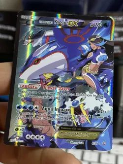 Team Aqua's Kyogre EX 6/34 Double Crisis 2015 Rare Holo PokÃ©mon Card TCG - Image 5