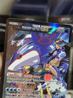 Team Aqua's Kyogre EX 6/34 Double Crisis 2015 Rare Holo PokÃ©mon Card TCG - Image 6