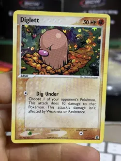 Dugtrio 22/112 EX FireRed LeafGreen 2004 Reverse Diglett 61/112 Pokémon Card TCG - Image 11