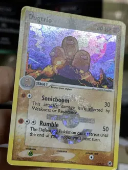 Dugtrio 22/112 EX FireRed LeafGreen 2004 Reverse Diglett 61/112 Pokémon Card TCG - Image 6