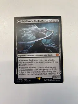 MTG Final Fantasy Sephiroth, Fabled Soldier Near Mint Regular Card #115 - Image 1