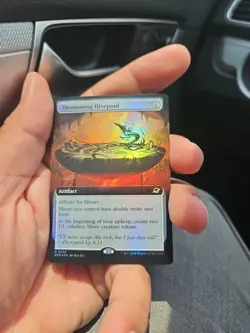 Thrumming Hivepool (Extended Art) Edge of Eternities Foil CARD IN HAND - Image 1