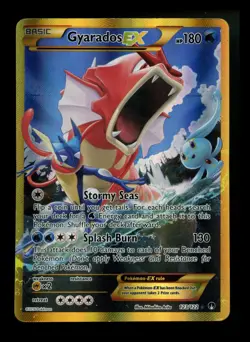 Gyarados EX 123/122 XY BREAKpoint 2016 Secret Rare Holo PokÃ©mon Card TCG - Image 1