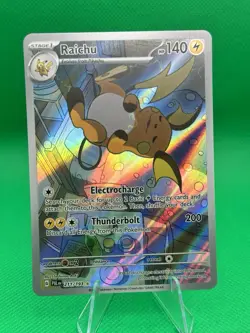 PokÃ©mon TCG Raichu Holo Card 211/193 Sv02: Paldea Evolved NM - Image 1