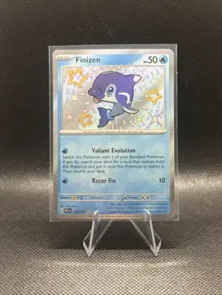Pokémon TCG Finizen Card Shiny Rare Paldean Fates NM Condition - Image 1