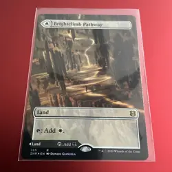MTG Brightclimb Pathway / Grimclimb Pathway Borderless Zendikar Rising Foil NM - Image 3