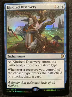 MTG Kindred Discovery Commander Legends: Battle for Baldur's Gate Foil NM - Image 1