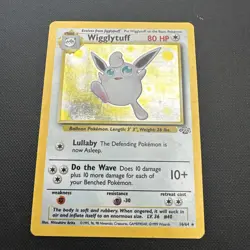 Wigglytuff 16/64 Holo Jungle Set Pokemon Card WOTC Vintage 1999 - Image 1
