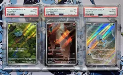 Bulbasaur Charmander Squirtle 168/165 PSA 10 Sequential Set 151 Pokémon Card UK - Image 1