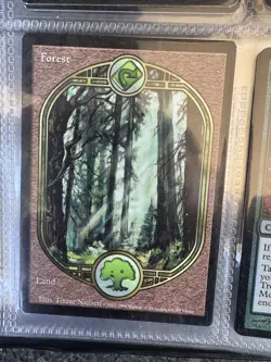 MTG Forest Unglued Regular Land LP - Magic The Gathering - Image 1