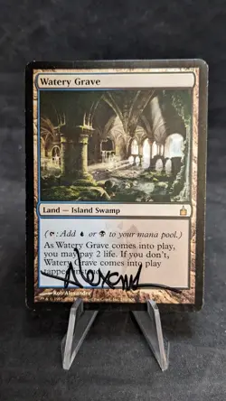 Watery Grave - MTG Magic - Ravnica: City of Guilds - Signed by Artist - LP - Image 1