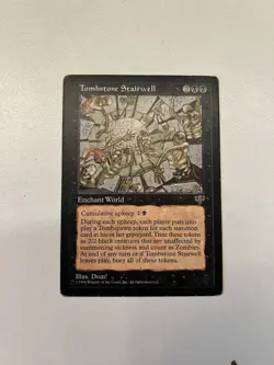 MTG  Tombstone Stairwell Mirage Rare Heavy Play  - Image 1