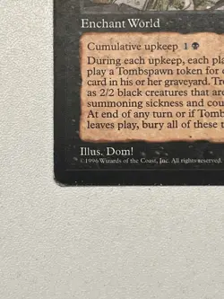 MTG  Tombstone Stairwell Mirage Rare Heavy Play  - Image 10