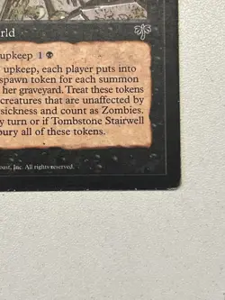MTG  Tombstone Stairwell Mirage Rare Heavy Play  - Image 9