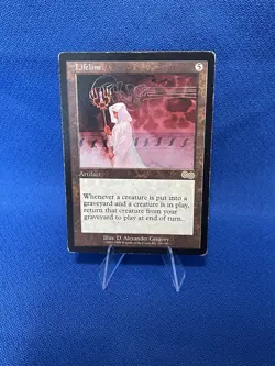 MTG 1998 Magic The Gathering Urza's Saga #299 Lifeline Rare LP - Image 2