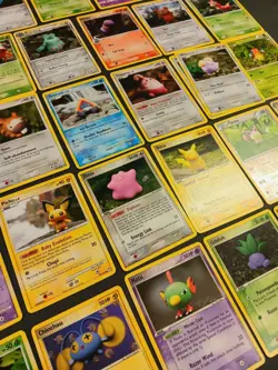 Pokemon Card Lot - (29 Cards Non Holo) Ditto 63-113 + Play doh Creations Lot - Image 1