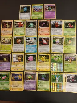 Pokemon Card Lot - (29 Cards Non Holo) Ditto 63-113 + Play doh Creations Lot - Image 3
