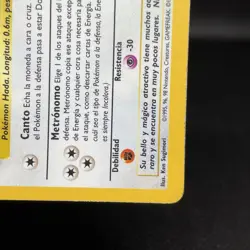Spanish Clefairy #5 5/102 Base Set Unlimited Holo Vintage WOTC Pokemon Card - MP - Image 6