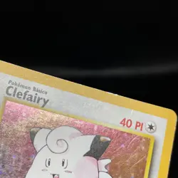 Spanish Clefairy #5 5/102 Base Set Unlimited Holo Vintage WOTC Pokemon Card - MP - Image 9