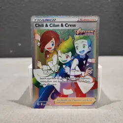 Chili Cilan & Cress 273/264 Fusion Strike Secret Rare Holo Pokemon Card - Image 1