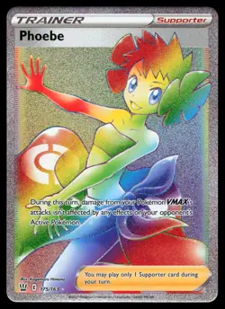 Phoebe 175/163 Battle Styles Secret Rare Holo Pokemon Card - Image 1