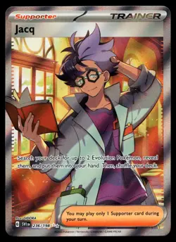 Jacq 236/198 Scarlet & Violet Base Set Full Art Holo Pokemon Card - Image 1