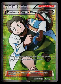 Professor Birch's Observations 159/160 Primal Clash Full Art Holo Pokemon Card - Image 1