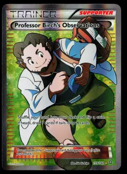 Professor Birch's Observations 159/160 Primal Clash Full Art Holo Pokemon Card - Image 3