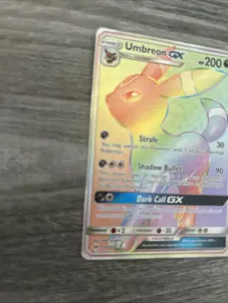 Umbreon GX Holo Rainbow Rare Card 154/149 Secret Base Set - Image 12
