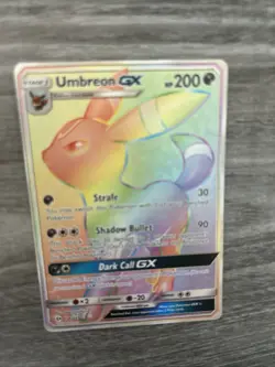 Umbreon GX Holo Rainbow Rare Card 154/149 Secret Base Set - Image 13