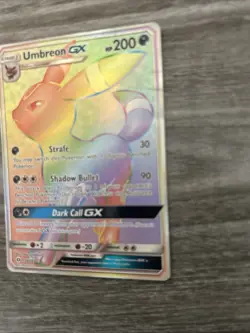 Umbreon GX Holo Rainbow Rare Card 154/149 Secret Base Set - Image 14