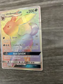 Umbreon GX Holo Rainbow Rare Card 154/149 Secret Base Set - Image 4