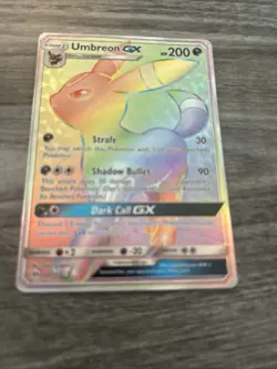 Umbreon GX Holo Rainbow Rare Card 154/149 Secret Base Set - Image 5