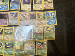 44 cards First Edition LP-NM cards  with pokemon card topps for a special order! - Image 15
