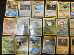 44 cards First Edition LP-NM cards  with pokemon card topps for a special order! - Image 2