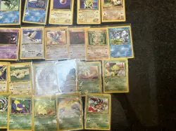 44 cards First Edition LP-NM cards  with pokemon card topps for a special order! - Image 5