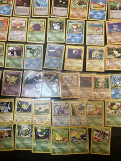44 cards First Edition LP-NM cards  with pokemon card topps for a special order! - Image 6