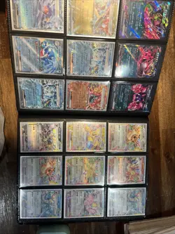 Huge Pokémon Card Binder Collection 180 Cards Mixed, SARS, UR, Slabs And More - Image 9