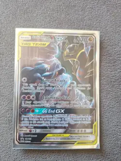 Pokémon Garchomp & Giratina GX Full Art Holo Promo Card SM193 - Image 3