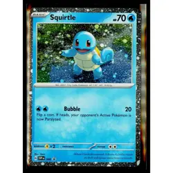 Pokemon 151 Black Star Promo Card | SVP 048 Squirtle Cosmos Holo! NM! - Image 1