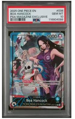 Boa Hancock (2025 PSA Magazine Promo) OP07-038 One Piece Promotion Cards Foil - Image 2