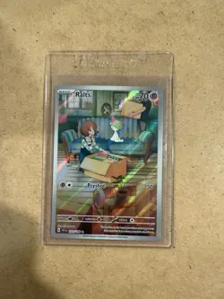 Pokémon TCG Ralts 211/198 Scarlet & Violet Base Holo Illustration Rare Card - Image 1
